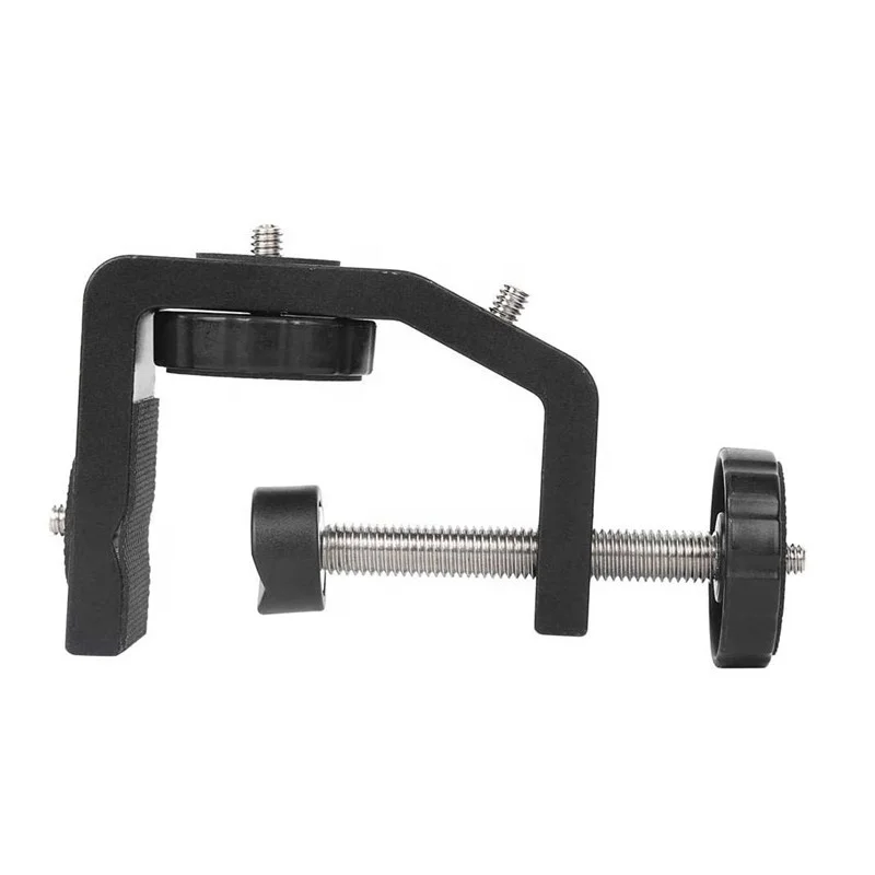 Универсальный Регулируемый винтовой адаптер с резьбовыми отверстиями 1/4 дюйма, сверхмощное металлическое Крепление-зажим для цифровой зеркальной камеры