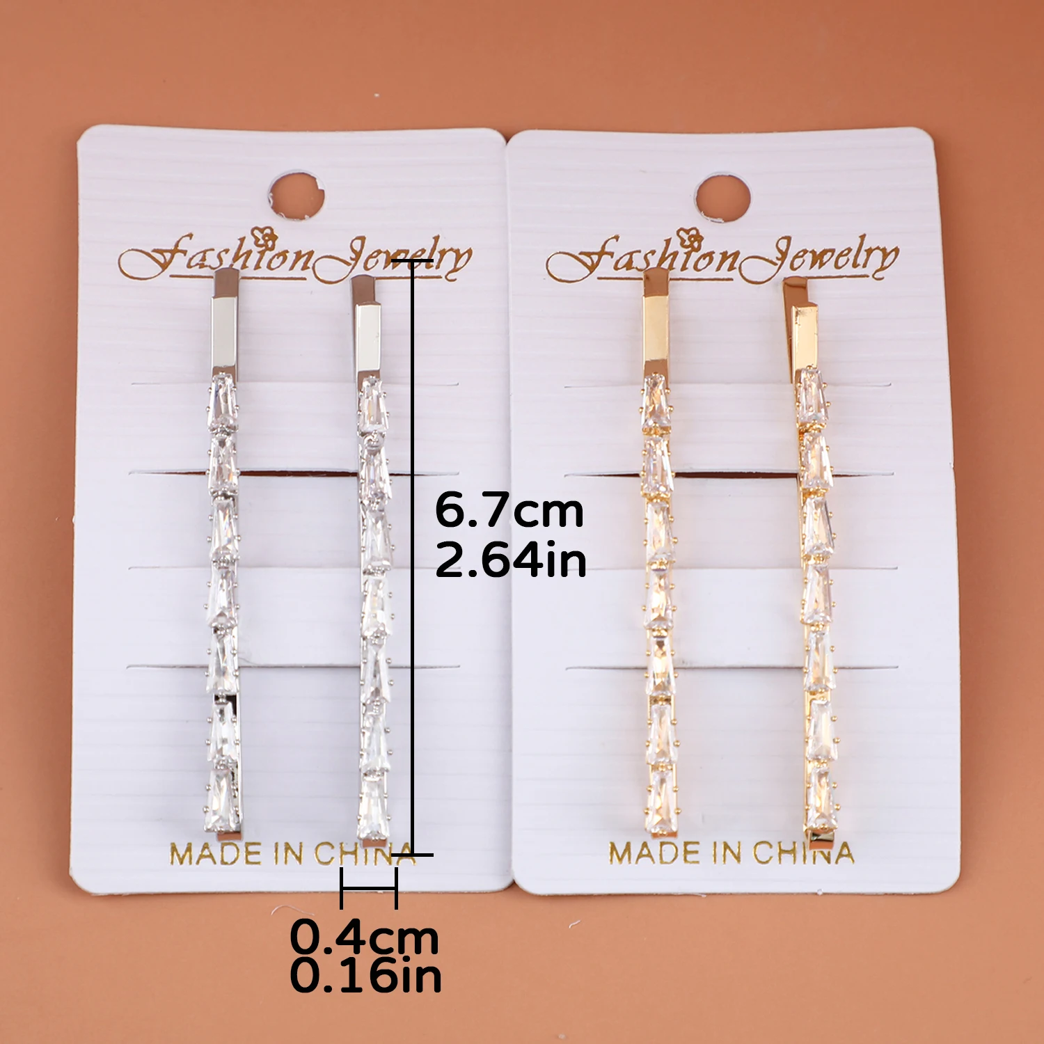 Оптовая торговля диамантовая шпилька по индивидуальному заказу заколки для волос аксессуары женщин