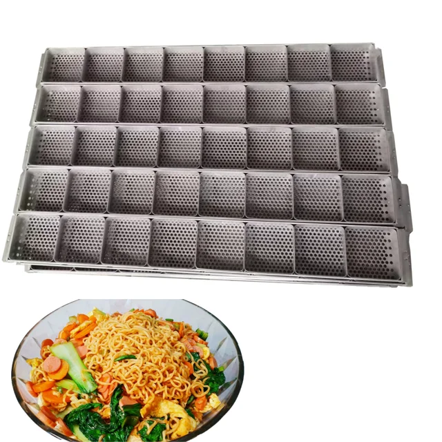 Expert Manufacturer Japanese Instant Noodle Carbon Steel Frying Basket of Indomie Noodle Production Line