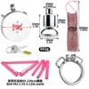 curved ring+L size penis+pink belt