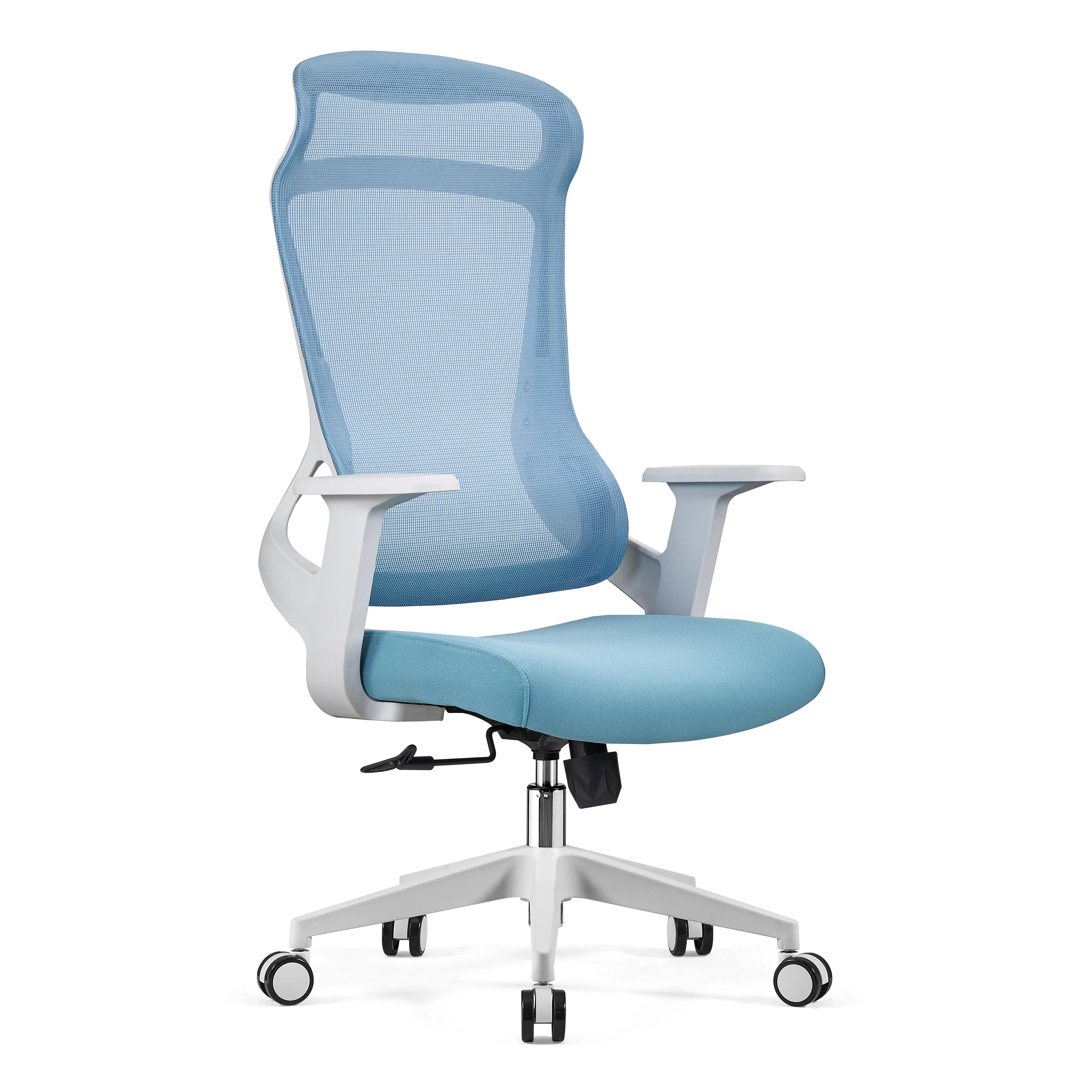 Hot Sale High Quality Revolving Mesh Design Computer Furniture Plastic Ergonomic Office Chair Staff Manager Chair