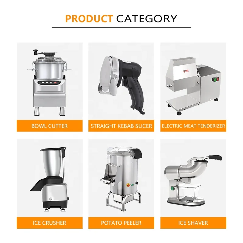 Новый электрический коммерческий многофункциональный измельчитель для овощей и мяса из нержавеющей