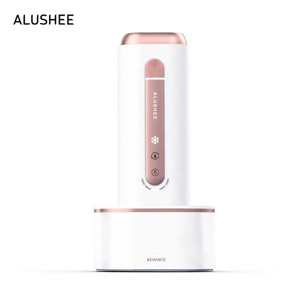 ALUSHEE AP31 Portable Rechargeable Wireless IPL Hair Removal Device Home Use Laser Hair Removal Epilator with Sterilization Lamp