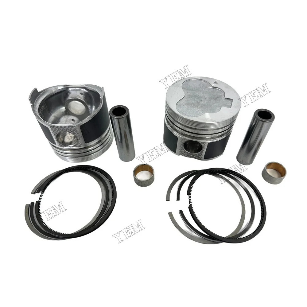 Cylinder Piston With Ring Suitable for Mitsubishi L2C Genuine Engine Parts 4