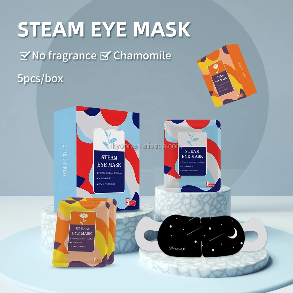 Ecofriendly Sleeping Hot Steam Eye Mask Heating Pad Eyemask