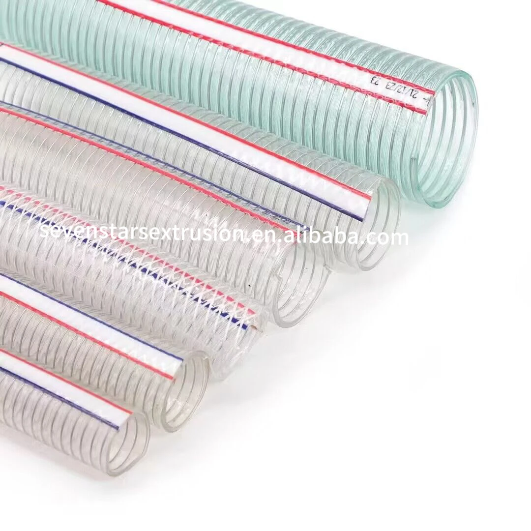 Sevenstars Steel Wire Hose Garden Pipe Reinforced Pipe Frost Resistant PVC Pipe Extrusion Line