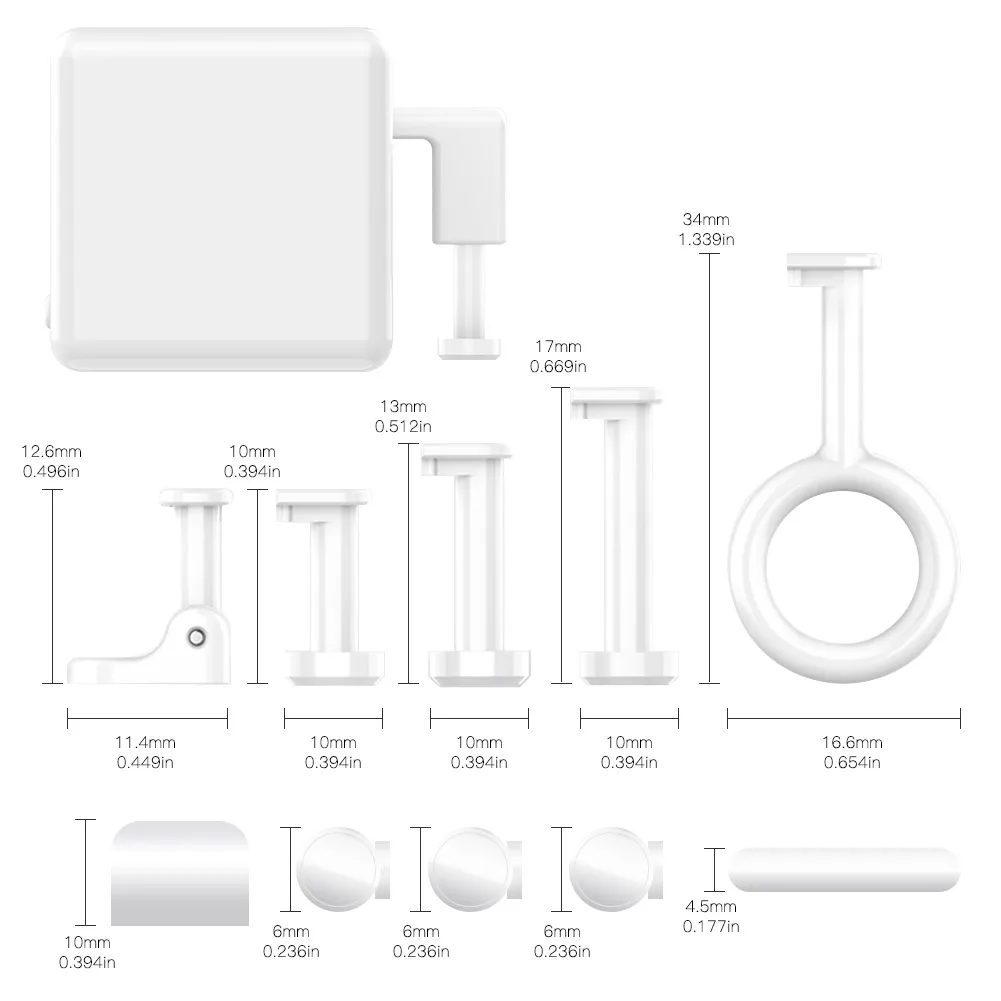 Tuya Smart Fingerbot Switch Pressing Robot Button Pusher Smart Life Tuya App Control for Switches Buttons Voice Control