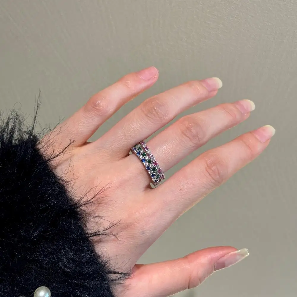 KAKODIY Short Gemstone Ring Girls Engagement Ring 925 Sterling Silver Women's Wedding Ring detail 8