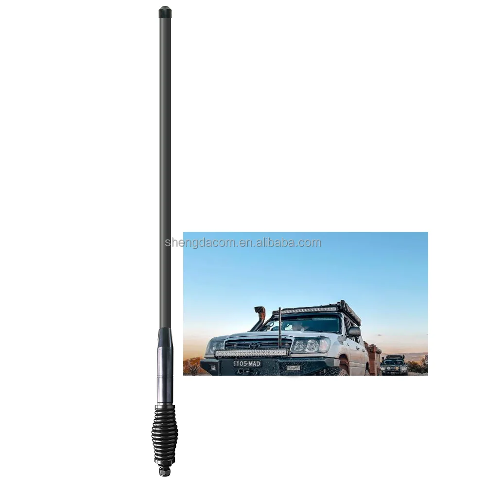 4x4 Off Road Antenna VHF UHF V/U 4G Fiberglass Whip Mobile antenna ...