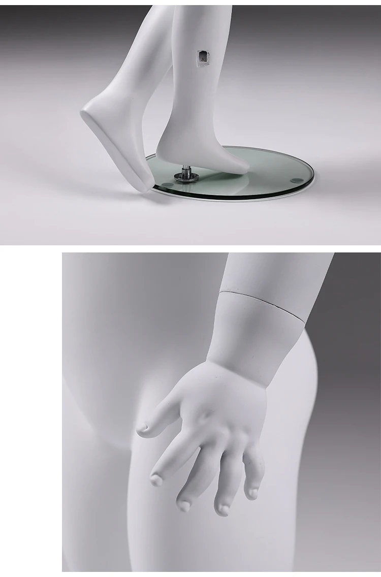 儿童服装人体模型白色塑料人体模型儿童全身儿童人体模型待售