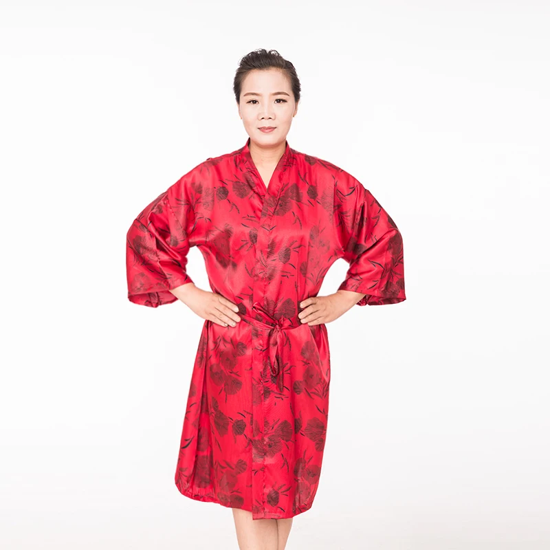 Vinnie индивидуальное парикмахерское кимоно новый стиль по низкой цене спа Халат шелковое