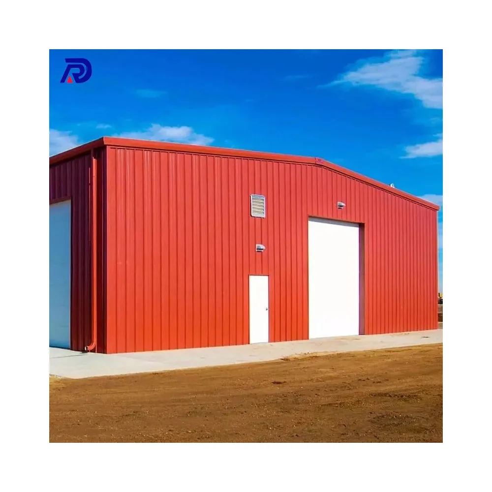China Prefabricated Steel Frame Warehouse Prefab Metal Building Steel