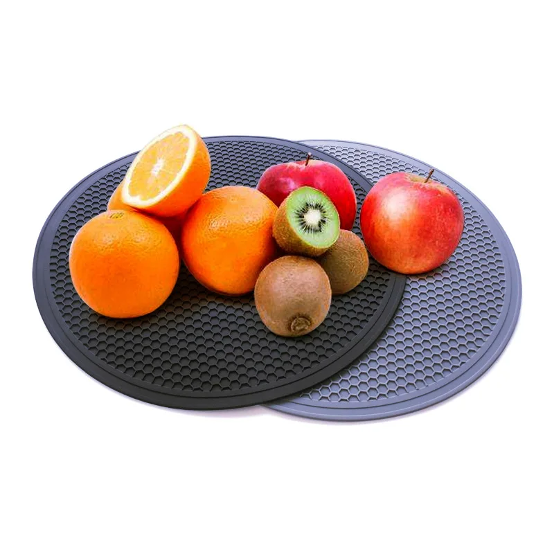 Versatile Non Stick Heat Resistant Multi Purpose Mat 12 Inch Round Dish