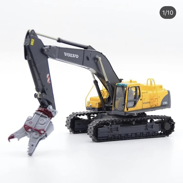 diecast toy excavator