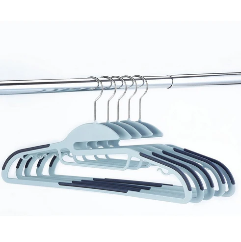 Heavy-Duty ABS Plastic Hanger New Design Cheap Rubber Stripe Non