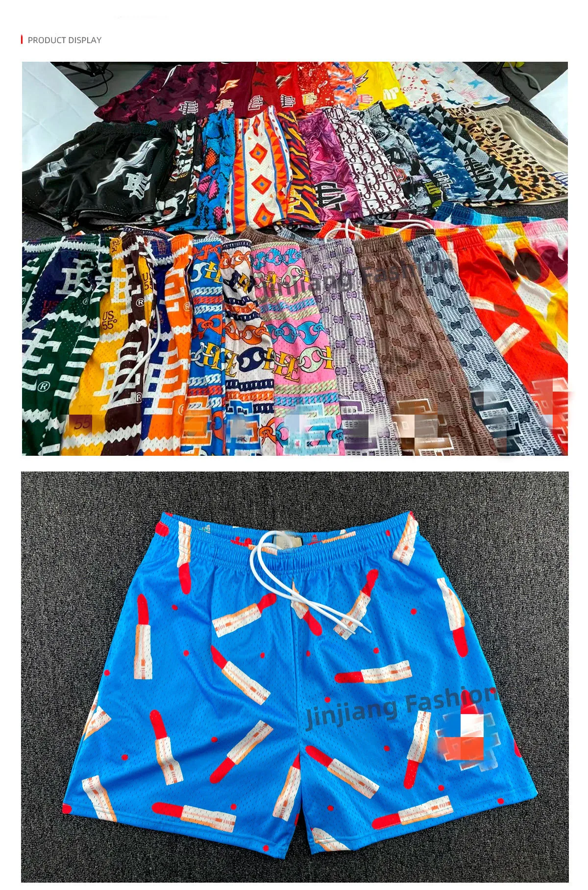 Sublimation Basketball Shorts With Pockets Polyester Gym 5 Inch Plus