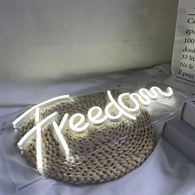 Wholesale Custom LED Neon Light Signs with Acrylic Material IP33 Rated 1-Year Warranty
