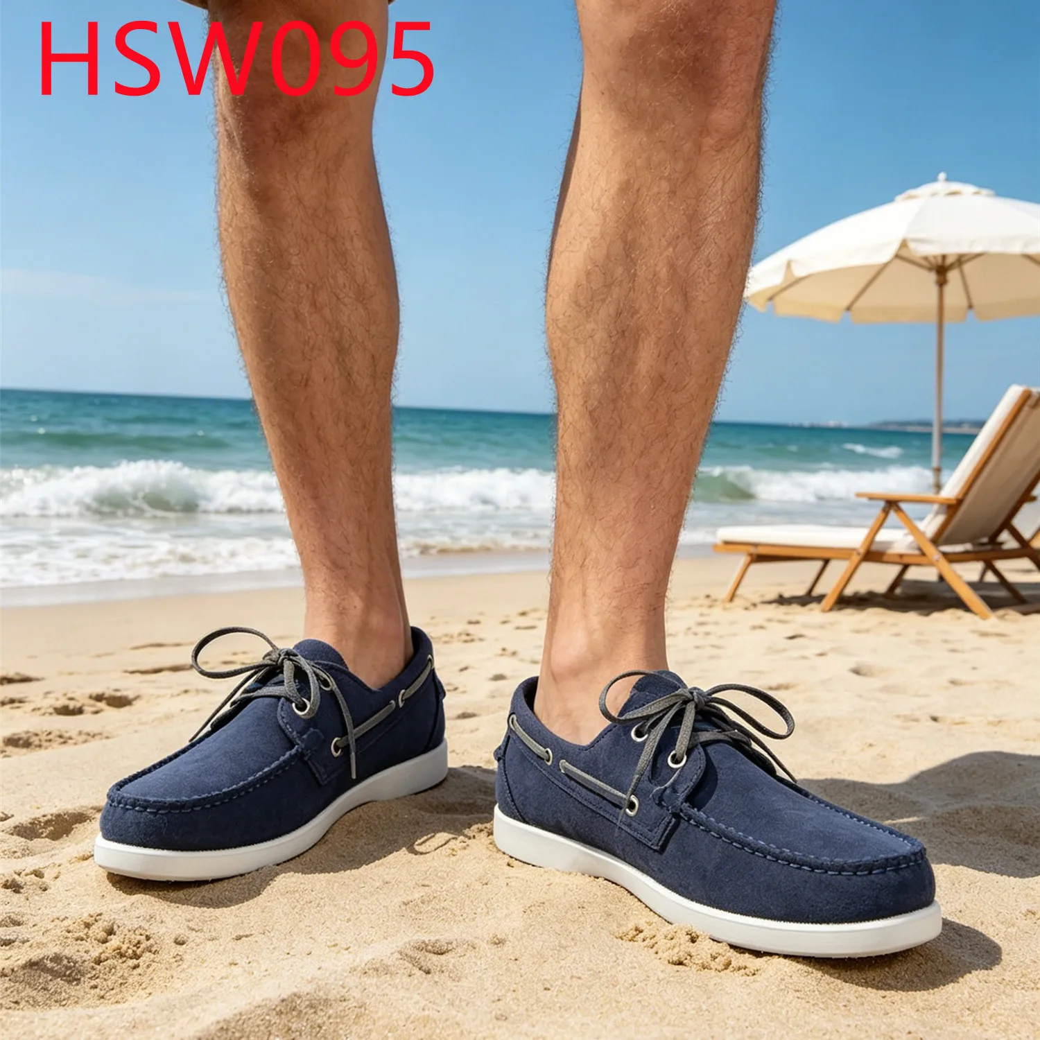 YYR,Versatile Staple Reducing Scuffing&Wear Casual Boat Shoes Weekend Outings Natural Suede Leather Upper Penny Shoes HSW095