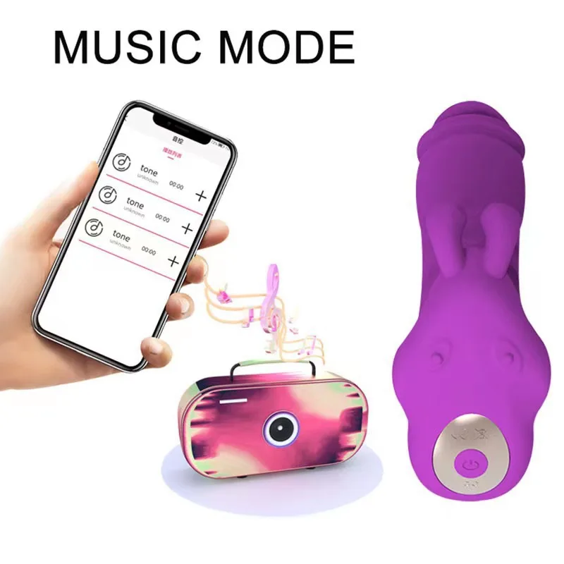 App Remote Control Silicone Butterfly Wearable Dildo Vibrator Vaginal G