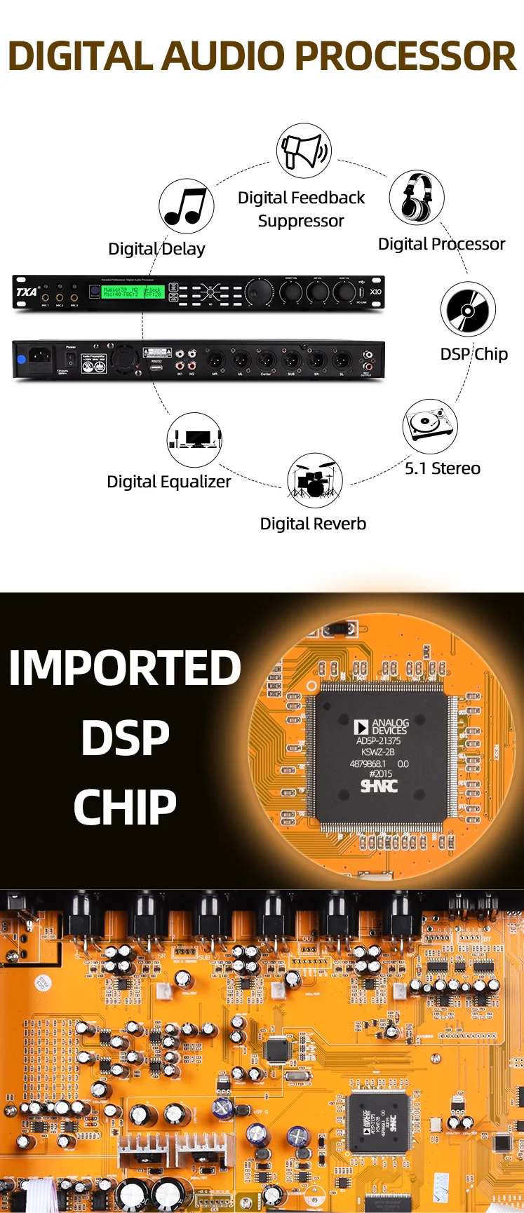 reverb delay effects processor