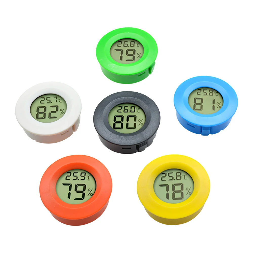 Mini Black Digital Thermometer Hygrometer Fridge Freezer Tester Temperature Humidity  Meter Detector Thermograph Pet Auto Car - Buy Mini Black Digital  Thermometer Hygrometer Fridge Freezer Tester Temperature Humidity Meter  Detector Thermograph Pet