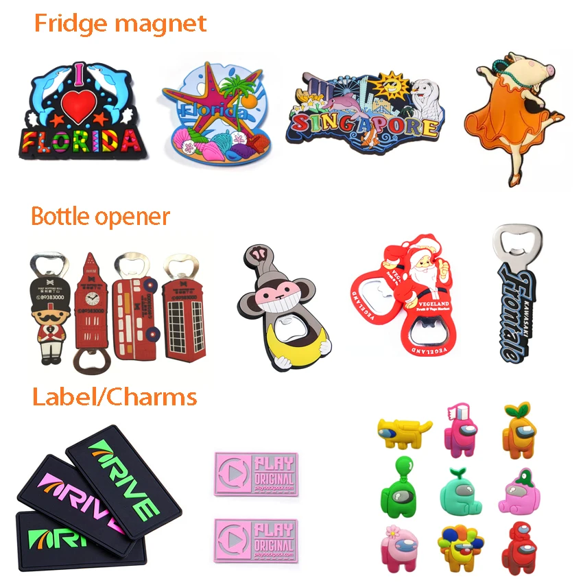 Custom 2d Soft Pvc Keychain Key Chain Logo Soft Rubber Keychains