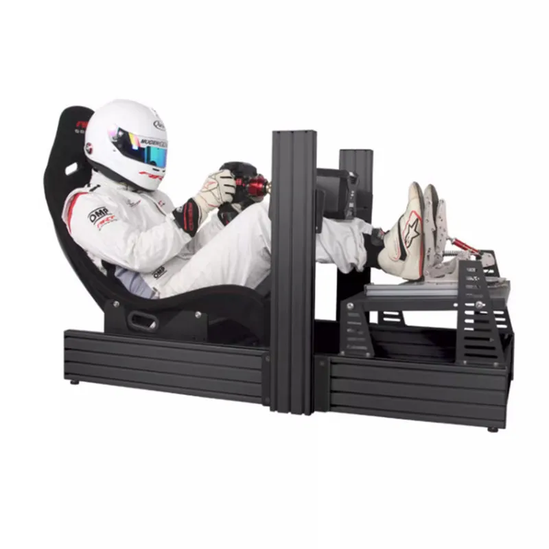 Aluminum Game Simulator Formula 1 Simulation Seat Direct Drive Sim Racing Cockpit Flight Rig for Tummaster MOZA Speed Magic DD1