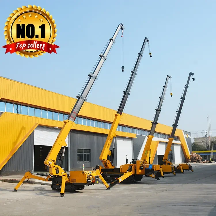 Construction Used Spider Crane Telescoping Crawler Crane Used 150ton