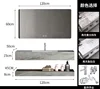 Specchio quadrato intelligente a doppio strato senza giunture da 120 cm.