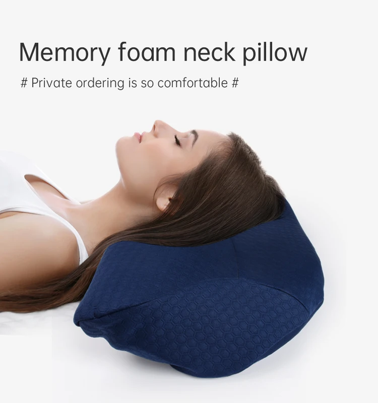 Ergonomics Anti Wrinkle Sleeping Cervical Orthopedic Contour Pillow Memory Foam Bed Pillow Buy