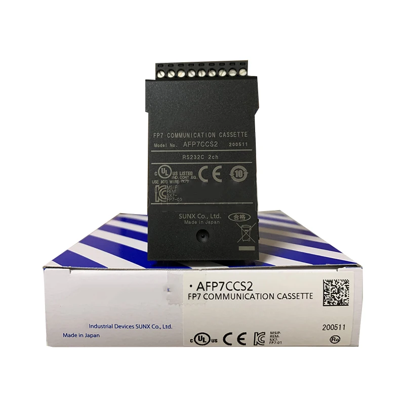 New Original AFP7CCS2 Communication Module, AFP7 SeriesUsed for high‑speed data communication and networking expansion of AFP7‑series PLCs in industrial automation. Features stable signal transmission