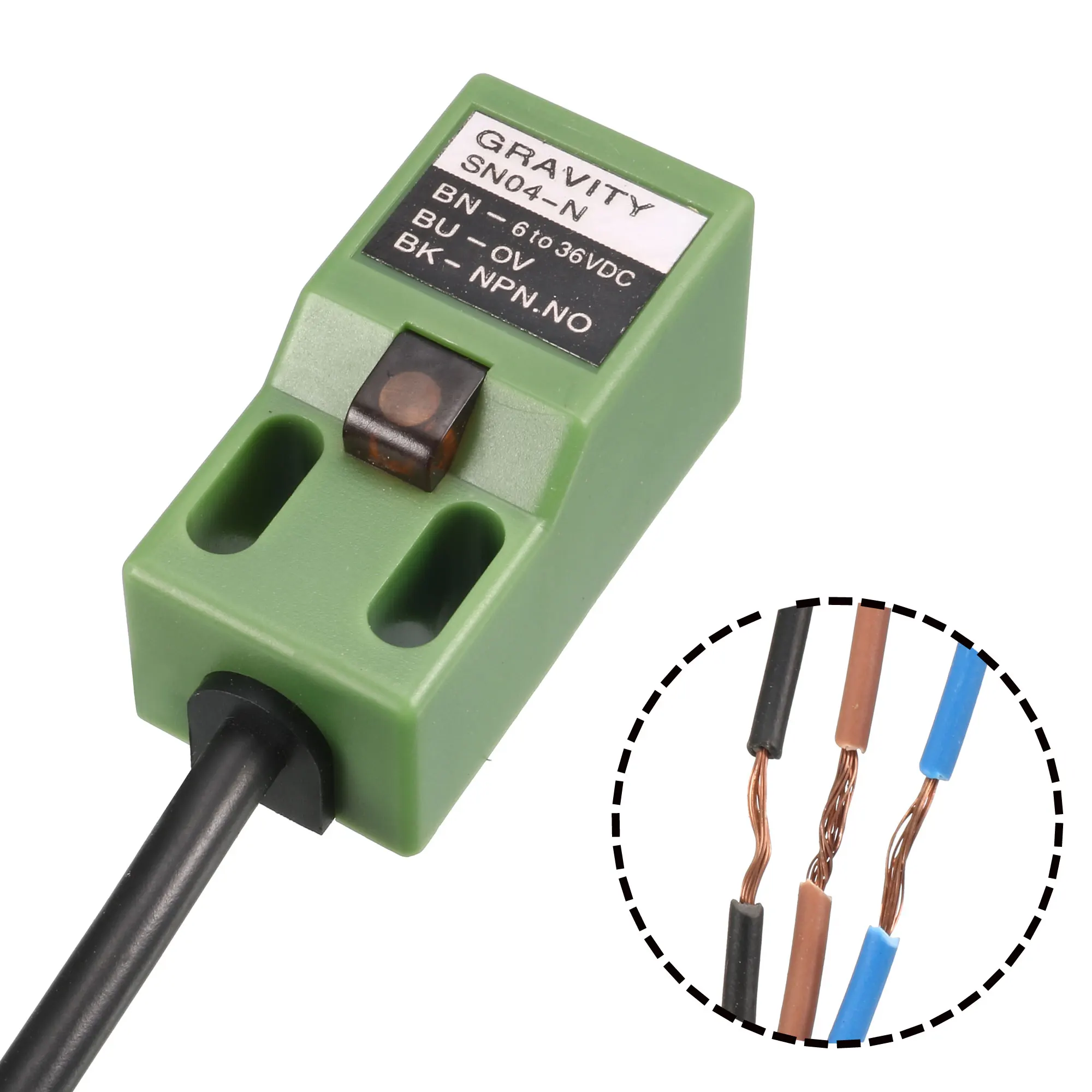 Inductive Proximity Sensor Sn04n Npn 3wire No Detection Distance 4mm