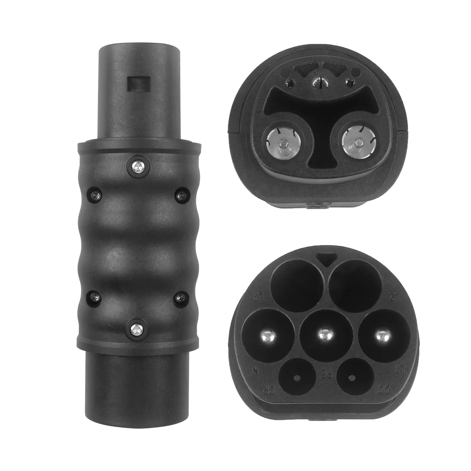 32a Electric Vehicle Ev Charging Adapters Connectors Iec62196 Type2 To Tesla Adapter Buy Type