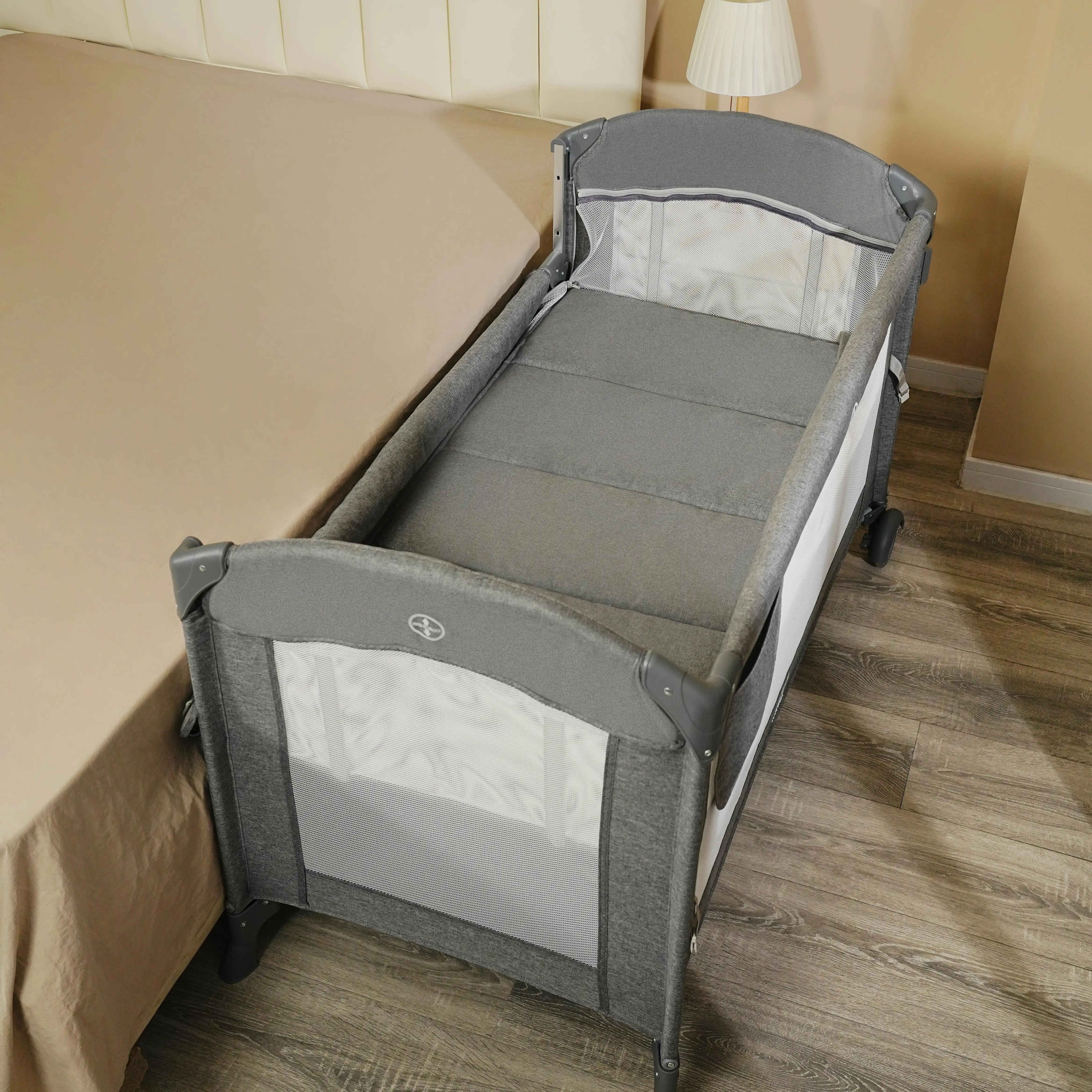 KDD08 Cool Baby New Multifunctional Baby Playpen With Music Toy Bar factory