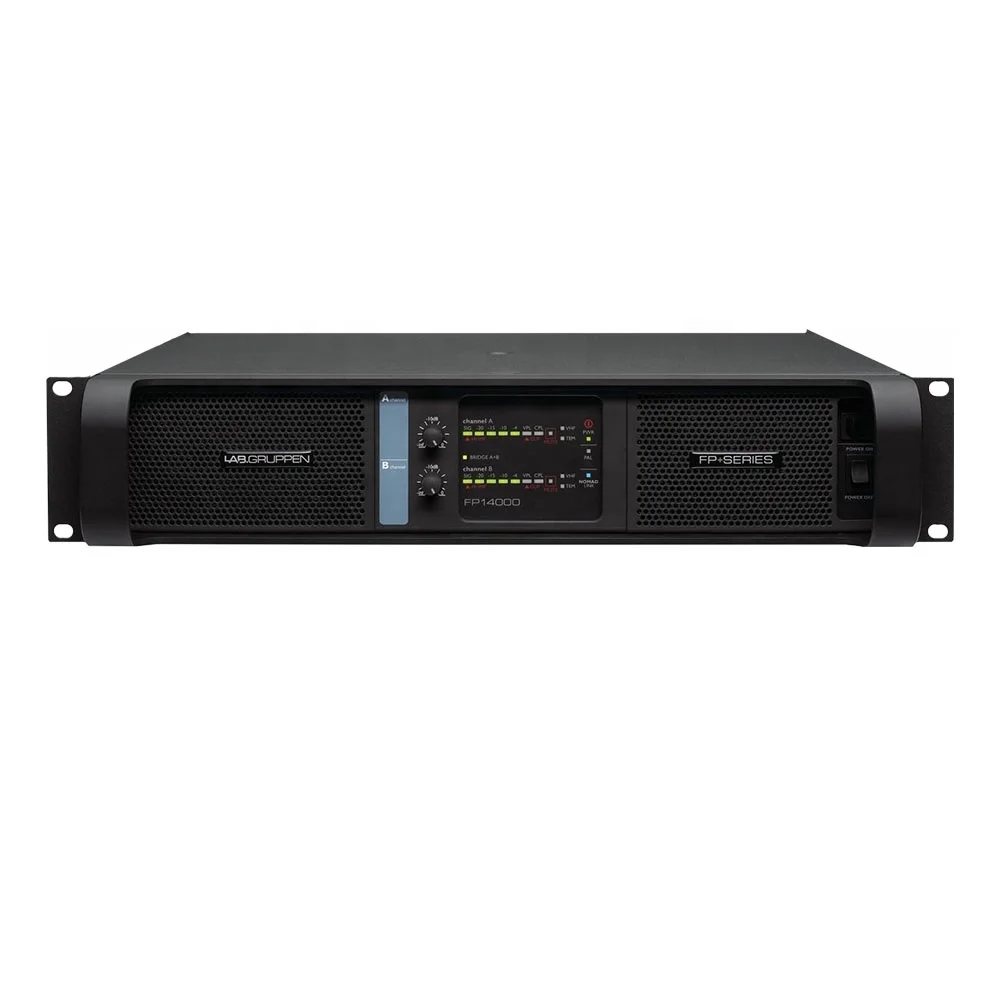 2-Channel 14000W Power Amplifiers Lab.gruppen FP14000 Pa System Line Array Speakers Power Amplifier Professional Class TD