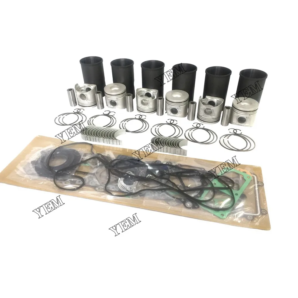 Brand New 6D16 Overhaul Kit With Gasket Set for Mitsubishi Engine. 3
