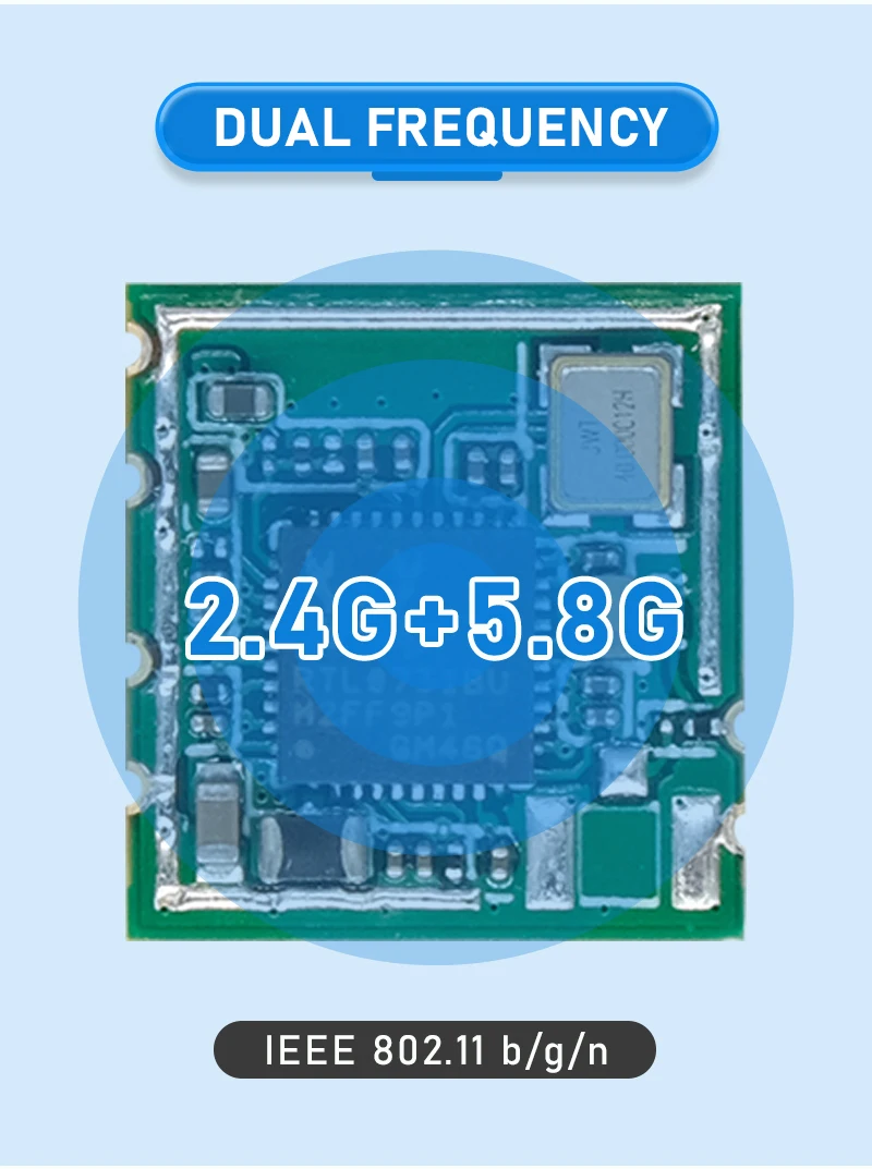 Realtek RTL8731BU - Professional USB Wifi Module for 2.4ghz+5.8ghz