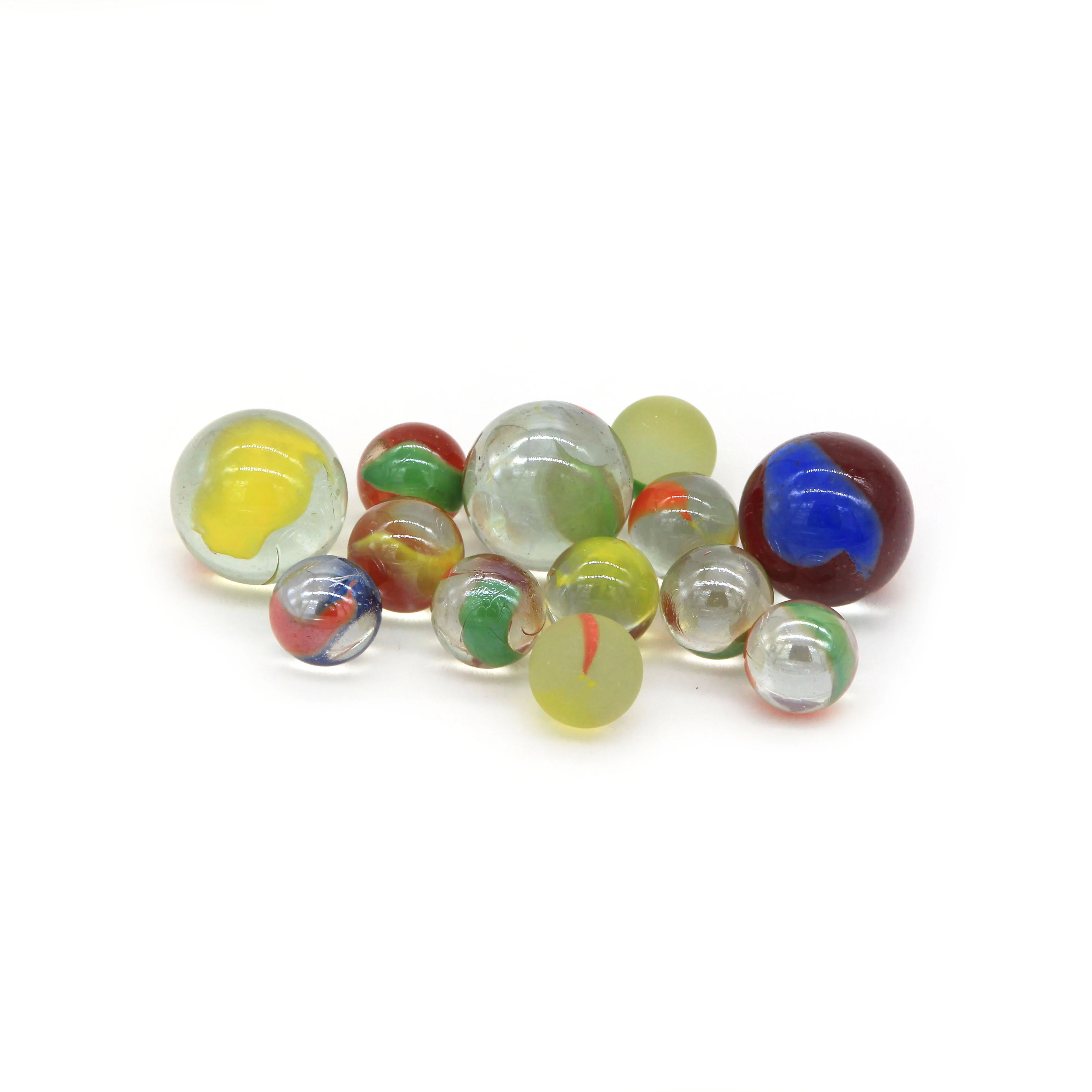 Оптовая продажа дешево горячая Распродажа прозрачные стеклянные шарики 16 мм и 25 декоративные игрушки для детей