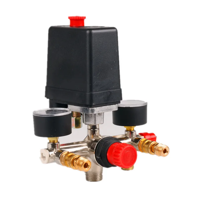 New Air Compressor Switch Bracket Air Pressure Regulator Valve Pump Parts 