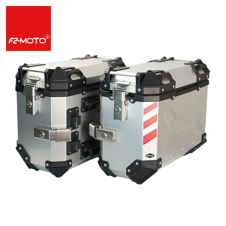 46L F2-MOTO чемодан сбоку алюминиевый корпус сторона коробки мотоцикла седло коробки
