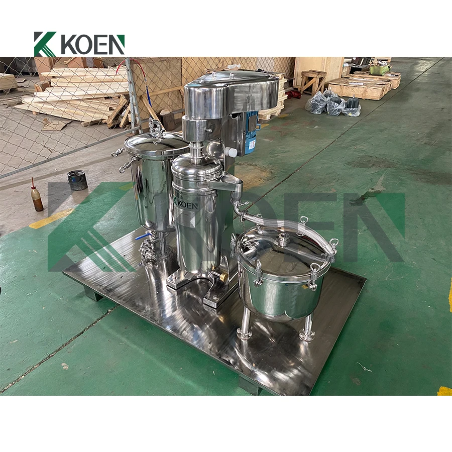 Pineapple Bromelain Extraction Machine Tubular Liquid Separator Centrifuge SS304