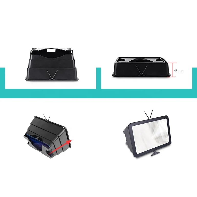 Screen Magnifier for Smartphone 6D High Quality Screen Amplifier clear Magnification Projection Amplifier Cell Phone Screen