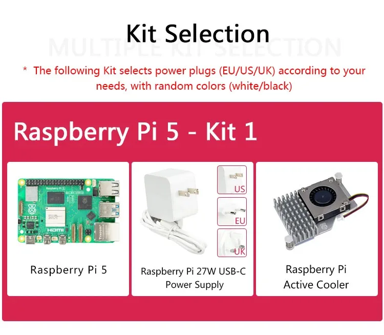 Official Original Raspberry Pi 5 Kit Rpi 5-4gb 8gb Arm Dev Board Cortex ...