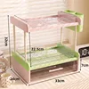 Estante para cajón rosa y verde [Estilo estándar]