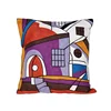 Casa Colorida Abstracta Cubista