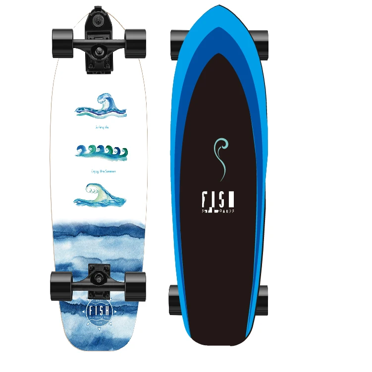 人気のカーバー木製デッキアウトドアアダルトサーフスケートサーフ