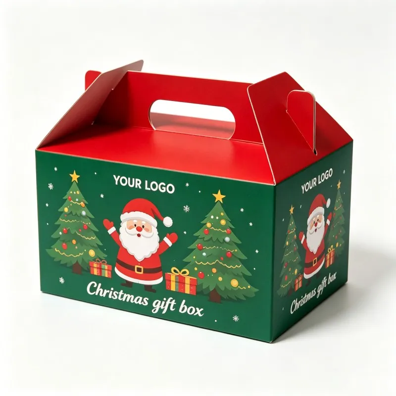 Bokk tal-Christmas b’EVA b’kwalità għolja u personalizzat għall-ħelu, il-biskutt u l-preżenti; bokk ta’ karton b’manikell