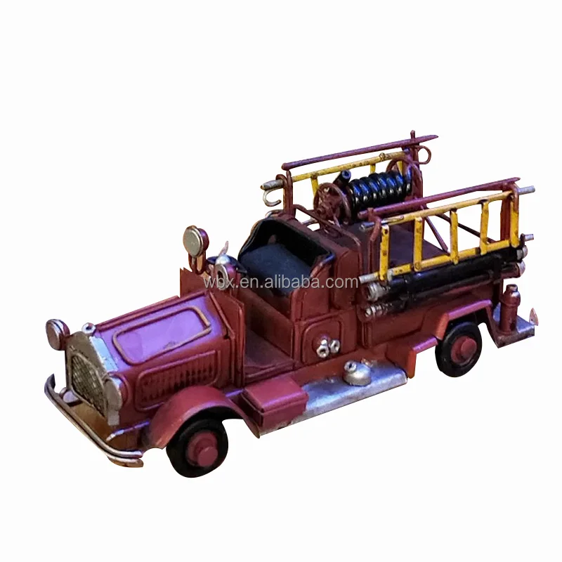 Antique Mini Classic Fire Truck Model