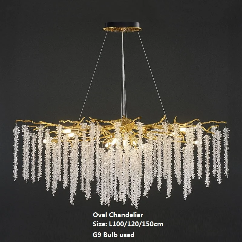 Modern Gold Chandeliers Luxury Ceiling Chandelier Crystal Bedroom ...