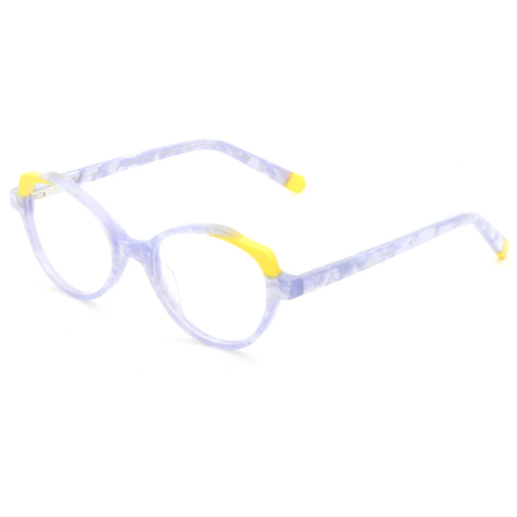 GK1017 Custom Wholesale New Simple Style Fashionable Comfortable Kids  Glasses Acetate Lamination Boys Girls Glasses